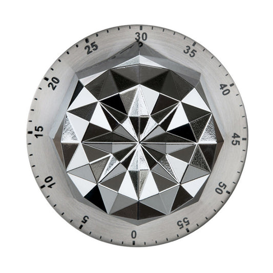 Mechanical Timer Stainless Steel Flower Creative Timer Magnetic Kitchen Reminder by buy2fix
