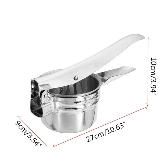 Potato Fruit Vegetable Manual Press Juicer Stainless Steel Crusher Squeezer by buy2fix