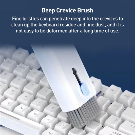7 in 1 Bluetooth Headphone Computer Keyboard Cleaning Tools Set (Blue) by buy2fix