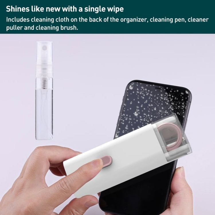 7 in 1 Bluetooth Headphone Computer Keyboard Cleaning Tools Set (Pink) by buy2fix