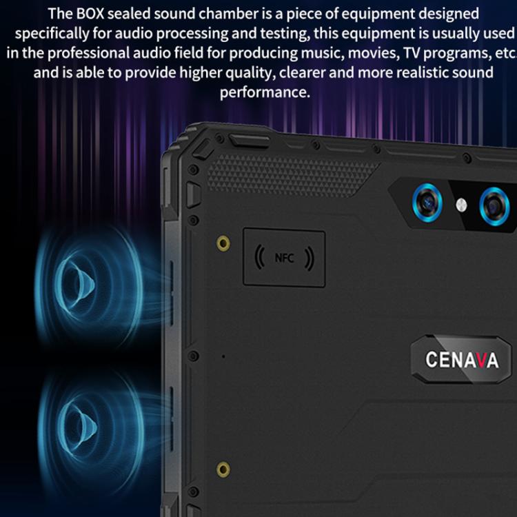 CENAVA A88ST IP68 Rugged Tablet PC, 4GB+64GB, 8 inch Android 11 MTK6771 Octa Core, 4G Network, AU Plug - CENAVA by CENAVA | Online Shopping UK | buy2fix