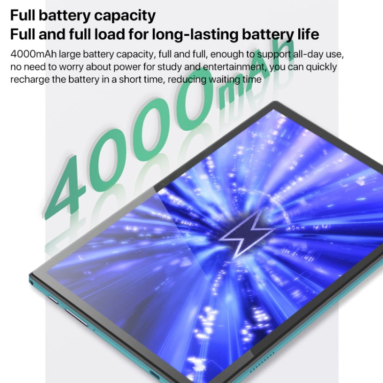 Y22 10.1 inch Smart Learning Tablet PC, 4GB+32GB, Android 10 MTK6755 Octa Core, 4G Network, US Plug (Light Green) - 10.1 inch by buy2fix | Online Shopping UK | buy2fix