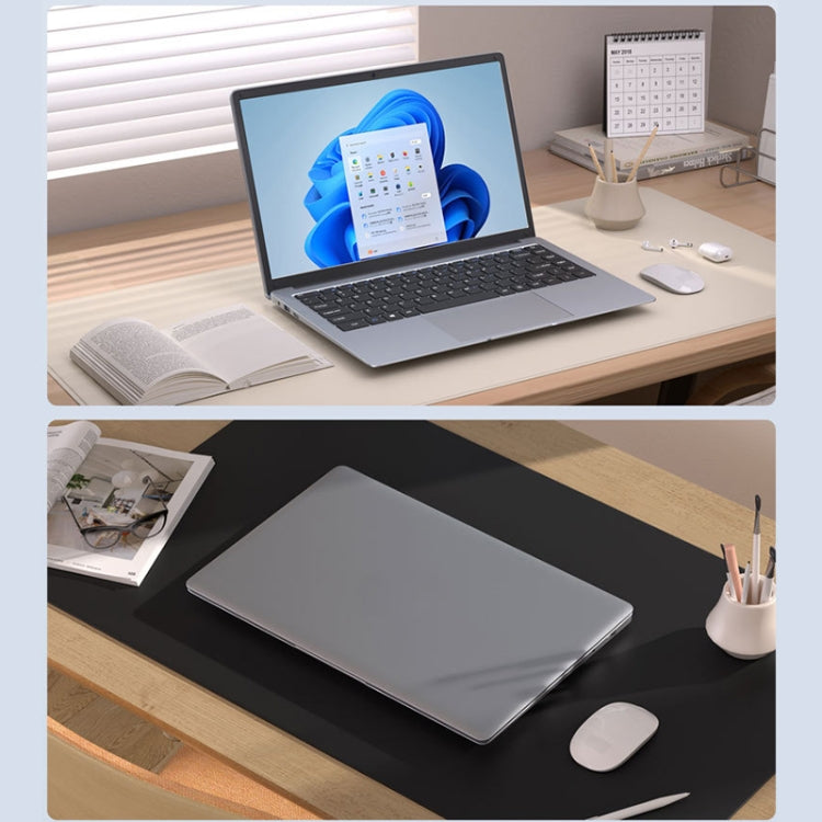 S07 14 inch Ultrathin Laptop, 6GB+256GB, Windows 11 Intel Celeron N3350 Dual Core, EU Plug (Silver Grey) - Others by buy2fix | Online Shopping UK | buy2fix
