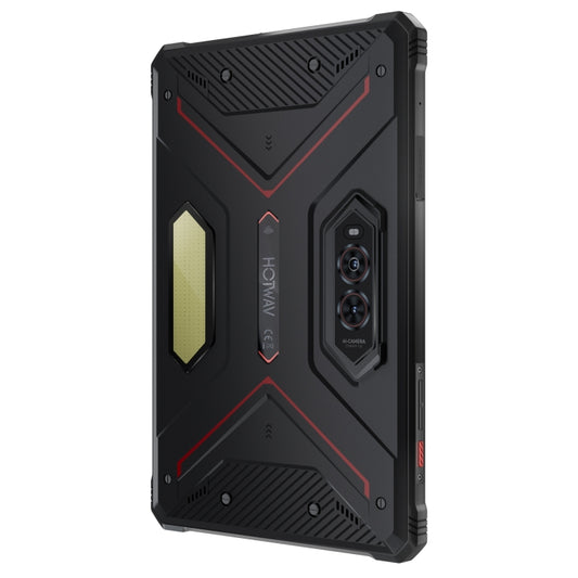 HOTWAV Tab R9 Pro IP68/IP69K Rugged Tablet, 6GB+256GB, 11 inch Android 14 Unisoc T606 Octa Core 4G Network, Global Version with Google Play, EU Plug (Black Red) - Other by HOTWAV | Online Shopping UK | buy2fix