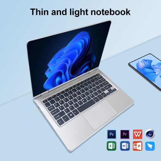 14.1 inch Portable Laptop, 6GB+256GB, Windows 11 Intel Celeron N4000 Dual Core, UK Plug - Others by buy2fix | Online Shopping UK | buy2fix