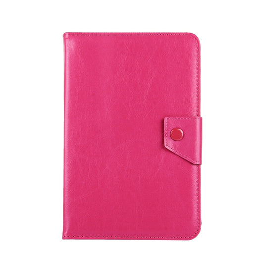 7 inch Tablets Leather Case Crazy Horse Texture Protective Case Shell with Holder for Galaxy Tab A 7.0 (2016) / T280 & Tab 4 7.0 / T230 & Tab Q T2558, Colorfly G708, Asus ZenPad 7.0 Z370CG, Huawei MediaPad T1 7.0 / T1-701u(Magenta) - 7 inch by buy2fix | Online Shopping UK | buy2fix