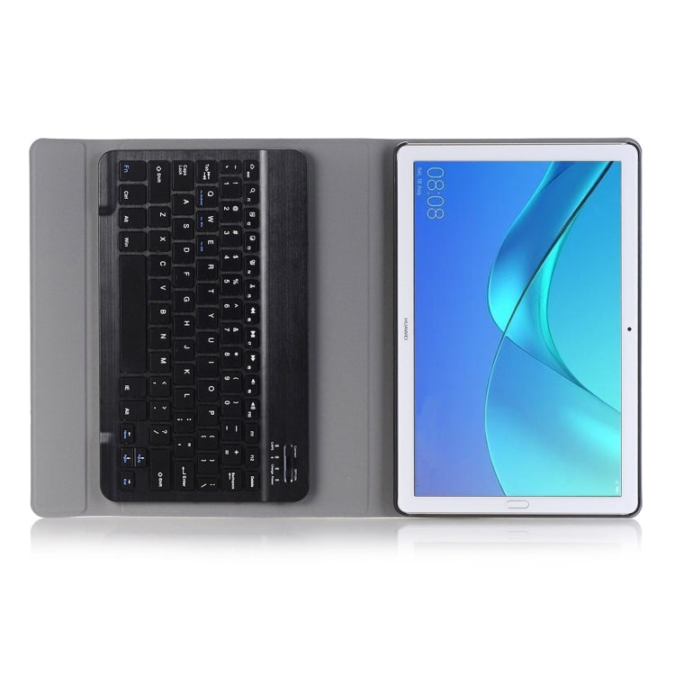 Detachable Bluetooth Keyboard Ultrathin Horizontal Flip Leather Tablet Case for Huawei MediaPad M5 / M5 Pro 10.8 inch, with Holder(Black) by buy2fix