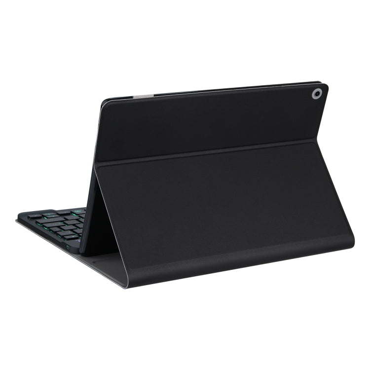 DY-M10ReL-S 2 in 1 Removable Bluetooth Keyboard + Protective Leather Tablet Case with Backlight & Holder for Lenovo Tab M10 FHD REL(Black) by buy2fix
