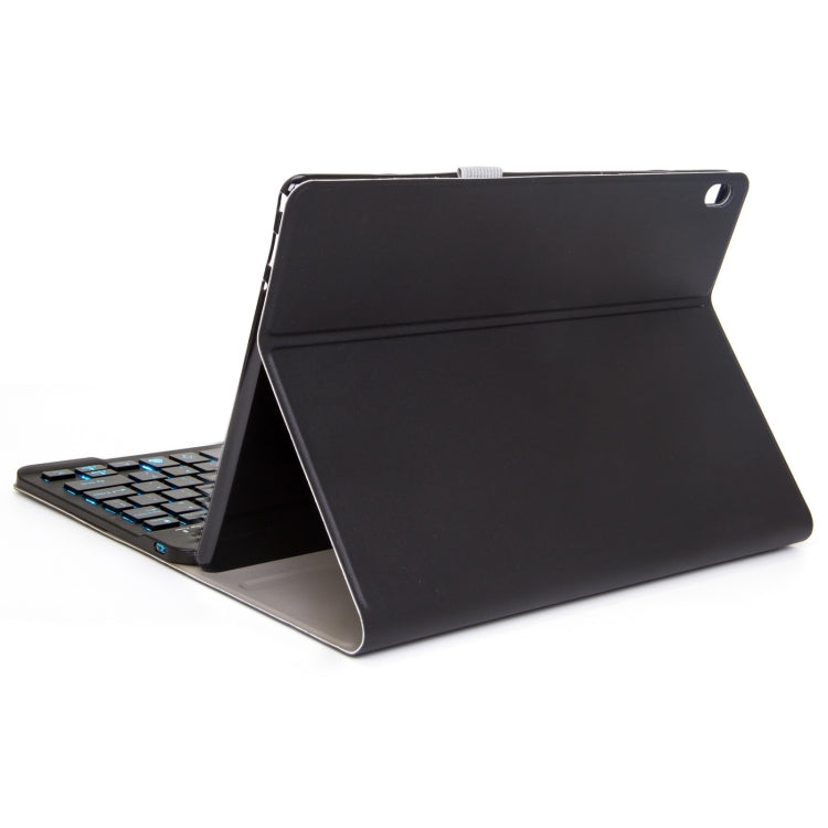 DY-E10 2 in 1 Removable Bluetooth Keyboard + Protective Leather Tablet Case with Backlight & Holder for Lenovo Tab E10(Black) by buy2fix