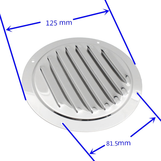 5 inch 316 Stainless Steel Round Ventilation Panel by buy2fix
