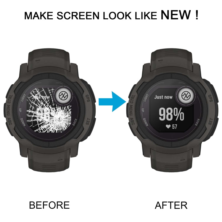 For Garmin Instinct Original LCD Screen with Digitizer Full Assembly(Black) - For Garmin by buy2fix | Online Shopping UK | buy2fix