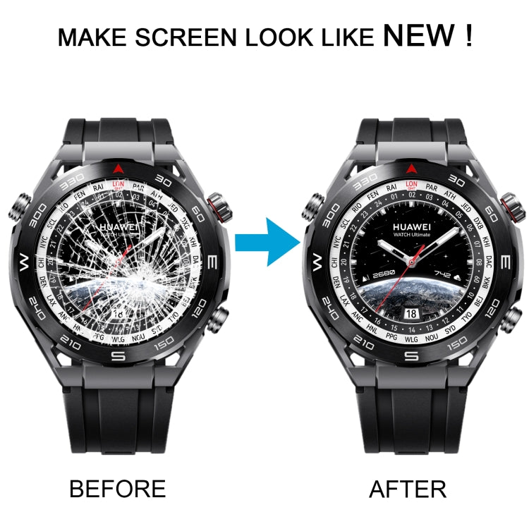 For Huawei Watch Ultimate Original LCD Screen Digitizer Full Assembly with Frame (Black) by buy2fix