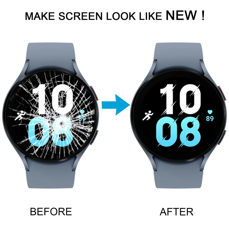 Original LCD Screen Digitizer Full Assembly with Frame for Samsung Galaxy Watch5 44mm SM-R910/R915 (Silver) - LCD Related Parts by buy2fix | Online Shopping UK | buy2fix