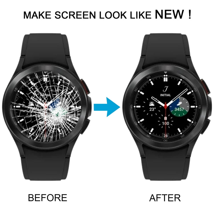 Original LCD Screen Digitizer Full Assembly with Frame for Samsung Galaxy Watch4 Classic 42mm SM-R880/R885 (Black) - LCD Related Parts by buy2fix | Online Shopping UK | buy2fix
