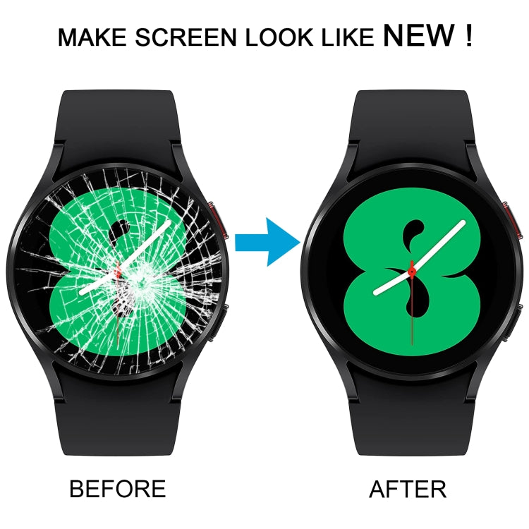 Original LCD Screen Digitizer Full Assembly with Frame for Samsung Galaxy Watch4 40mm SM-R860/R865 (Silver) - LCD Related Parts by buy2fix | Online Shopping UK | buy2fix