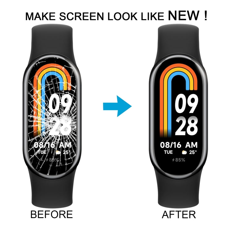 For Xiaomi Mi Band 8 Original LCD Screen Digitizer Full Assembly with Frame (Black) by buy2fix