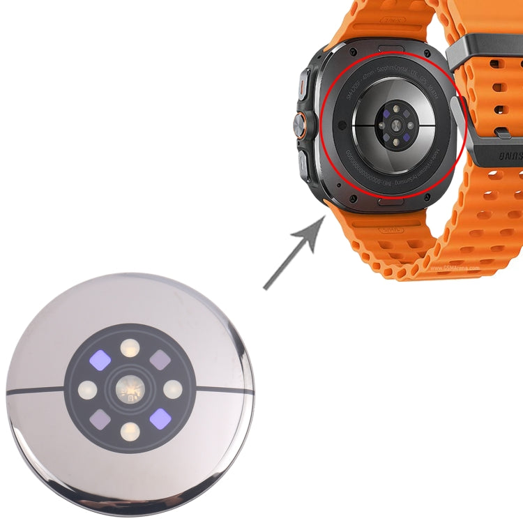 For Samsung Galaxy Watch7 40mm SM-L300 Original Glass Back Cover with Heart Rate - Back Cover by buy2fix | Online Shopping UK | buy2fix