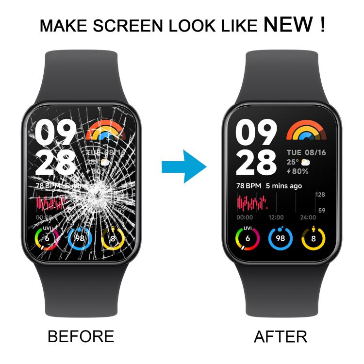 For Xiaomi Mi Band 8 Pro Original Front Screen Outer Glass Lens - For Xiaomi by buy2fix | Online Shopping UK | buy2fix