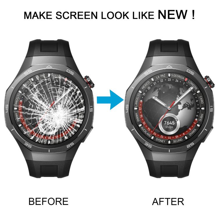 For Huawei Watch GT 5 Pro 46mm Original Time Scale Dial (Titanium Silver) - For Garmin by buy2fix | Online Shopping UK | buy2fix