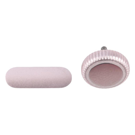 For Apple Watch Series 9 41mm / 45mm GPS Version Watch Crown Nut / Power Button Set (Pink) - Other Parts by buy2fix | Online Shopping UK | buy2fix