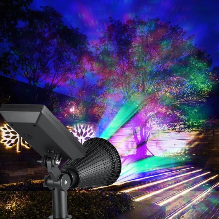 Solar Lights 2-in-1 Waterproof 4 LED Solar Spotlight Adjustable Wall Light Landscape Light Security Lighting by YWXLight