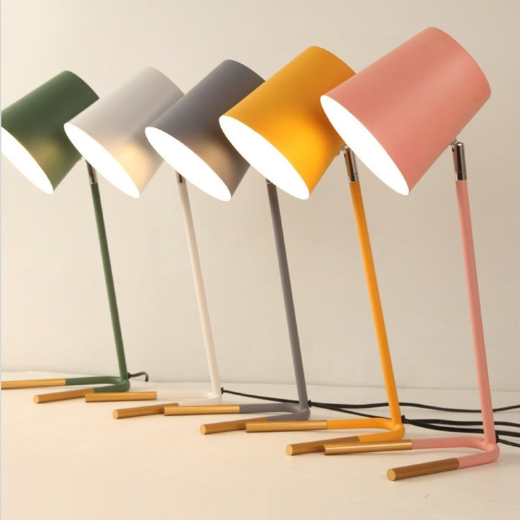 LED Eye-caring Table Lamp Modern Creative Minimalist Bedroom Bedside Lamp Student Study Table Lamp (Green) by YWXLight