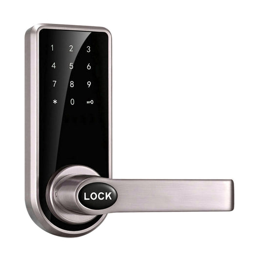OS8818 Password + Key + Sensor Card Zinc Alloy Electronic Door Lock Touch Screen Electronic Code Lock by buy2fix