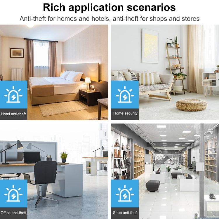 Door Window Magnetic Sensor Anti-entry Security Alarm by buy2fix