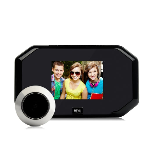 YB-30BH 3 inch Screen 1.0MP Security Camera Taking Picture Door Peephole, Support TF Card(Black) by buy2fix