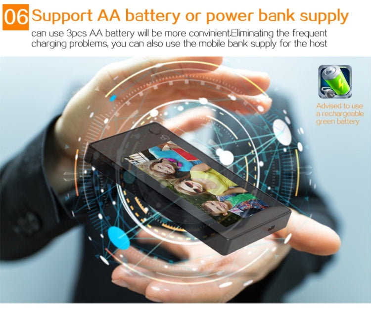 YB-43CH 4.3 inch Screen 1.0MP Security Camera Door Peephole with One-key to Watch Function(Black) by buy2fix