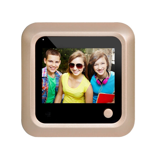 X5 2.4 inch Screen 2.0MP Security Camera No Disturb Peephole Viewer, Support TF Card(Gold) by buy2fix