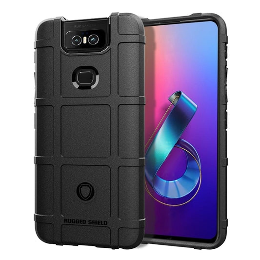 Shockproof Protector Cover Full Coverage Silicone Case for Asus Zenfone 6 (Black) by buy2fix