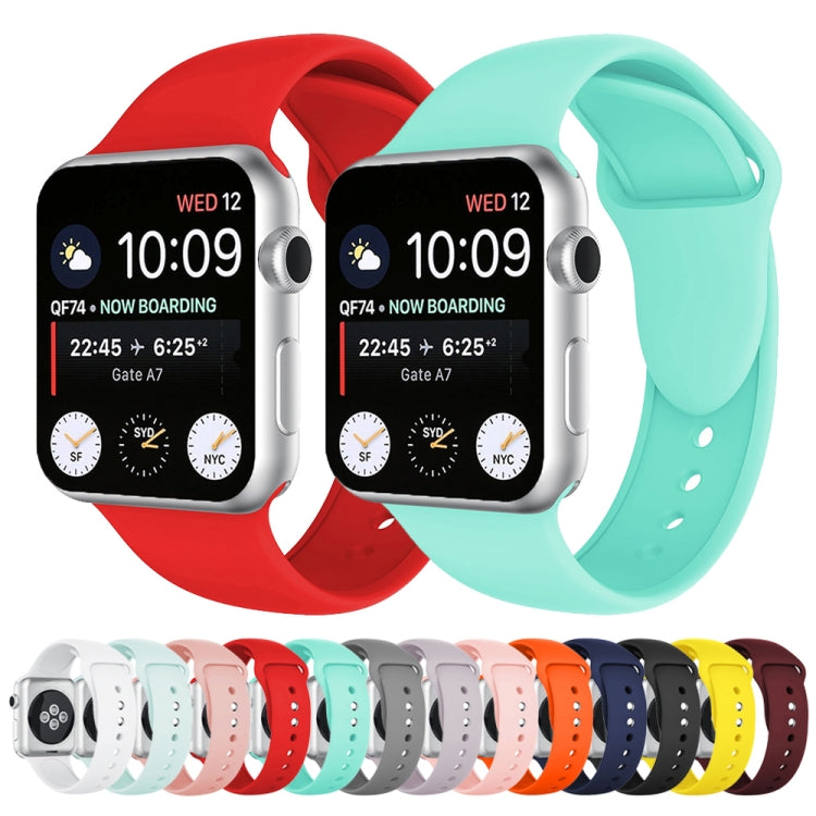 Double Rivets Silicone Watch Band for Apple Watch Series 3 & 2 & 1 42mm(Light Purple) by buy2fix