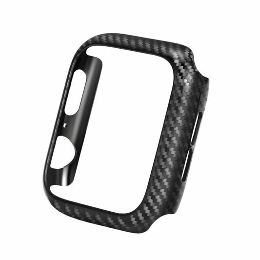 Genuine Leather Carbon Fiber Strap + Frame for Apple Watch Series 3 & 2 & 1 42mm by buy2fix
