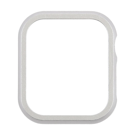 Metal Front Frame Protective Case For Apple Watch Series 6 / 5 / 4 / Watch SE 44mm(Silver) by buy2fix
