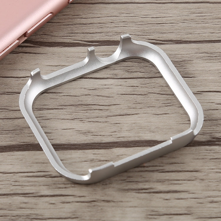 Metal Front Frame Protective Case For Apple Watch Series 6 / 5 / 4 / Watch SE 44mm(Silver) by buy2fix