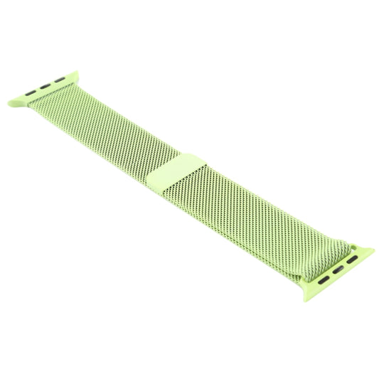 For Apple Watch Ultra 49mm&Watch Ultra 2 49mm / Series 10 46mm / 9&8&7 45mm / SE 3&SE 2&6&SE&5&4 44mm / 3&2&1 42mm Color-changing Magnetic Nylon Watch Band (Green) by buy2fix
