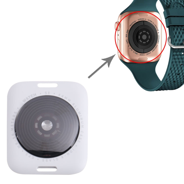 For Apple Watch SE 2022 44mm GPS Edition Rear Housing Glass Cover (Silver) by buy2fix