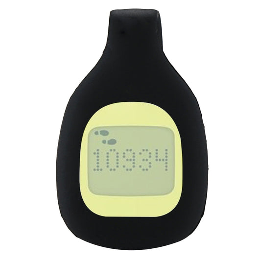 For Fitbit Zip Smart Watch Clip Style Silicone Case, Size: 5.2x3.2x1.3cm(Black) by buy2fix