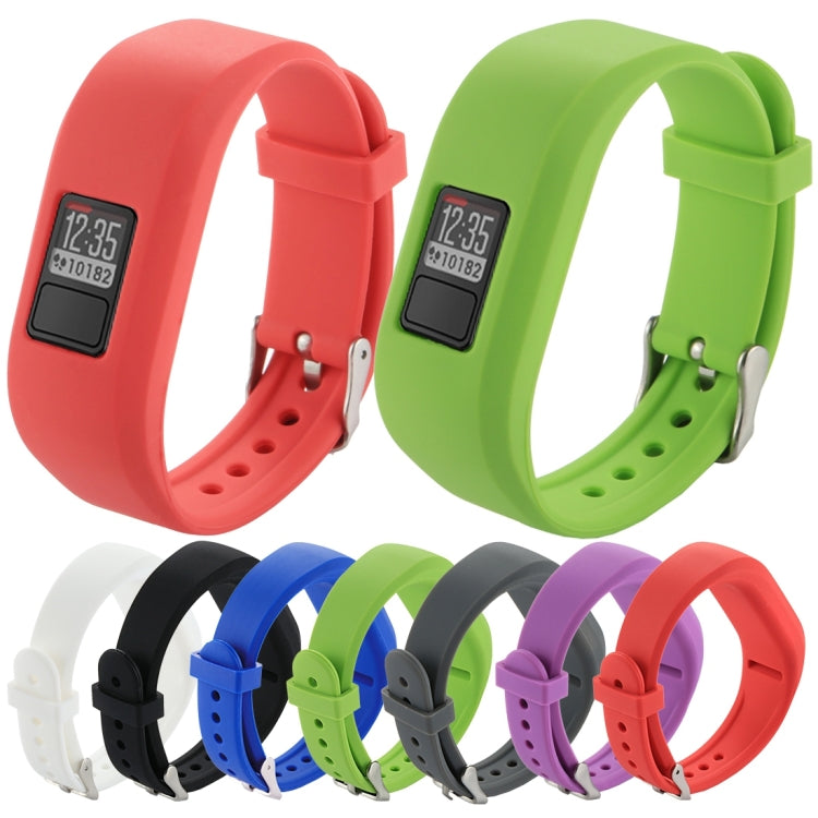 For Garmin Vivofit 3 Smart Watch Silicone Watch Band, Length: about 24.2cm(Dark Blue) by buy2fix