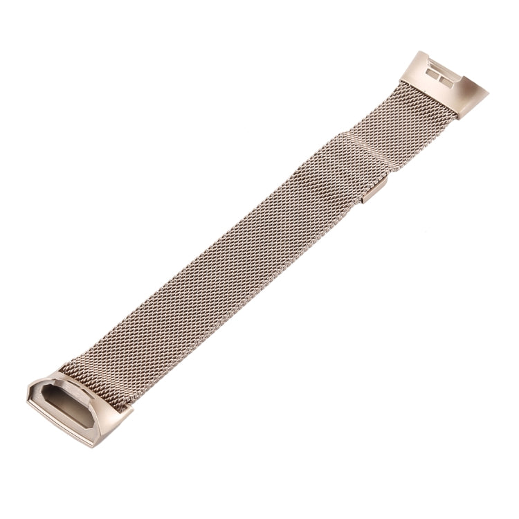 Metal Watch Band for Fitbit Charge 3(Vintage Gold) by buy2fix