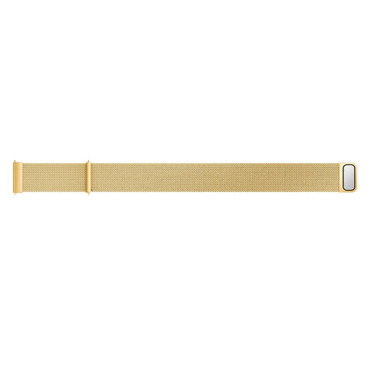Milanis Magnetic Stainless Steel Mesh Wrist Strap WatchBand for Galaxy Watch Active 20mm(Gold) by buy2fix