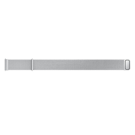 Milanis Magnetic Stainless Steel Mesh Wrist Strap WatchBand for Galaxy Watch Active 20mm(Silver) by buy2fix