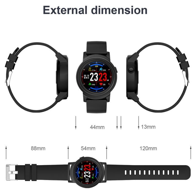 DK02 1.3 inches IPS Color Screen Smart Bracelet IP67 Waterproof, Support Call Reminder /Heart Rate Monitoring /Sleep Monitoring / Sedentary Reminder(Black) by buy2fix