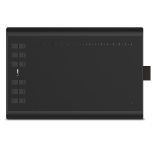 HUION Inspiroy H1060P 5080 LPI 12 Press Keys Art Drawing Tablet for Fun, with Battery-free Pen & Pen Holder by HUION