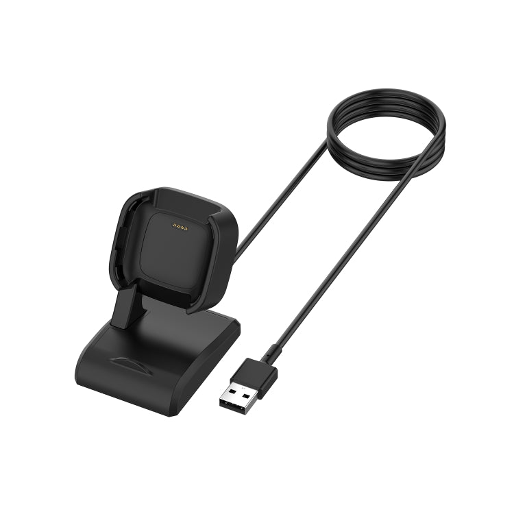 Smartwatch Replacement USB Charger Charging Dock Adapter for Fitbit Versa 2, Cable Length: 1m(Black) - Charger by buy2fix | Online Shopping UK | buy2fix