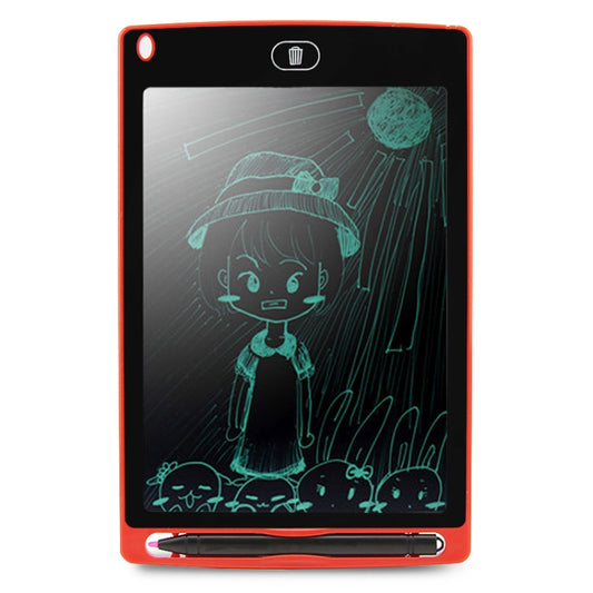 Portable 8.5 inch LCD Writing Tablet Drawing Graffiti Electronic Handwriting Pad Message Graphics Board Draft Paper with Writing Pen(Red) by buy2fix