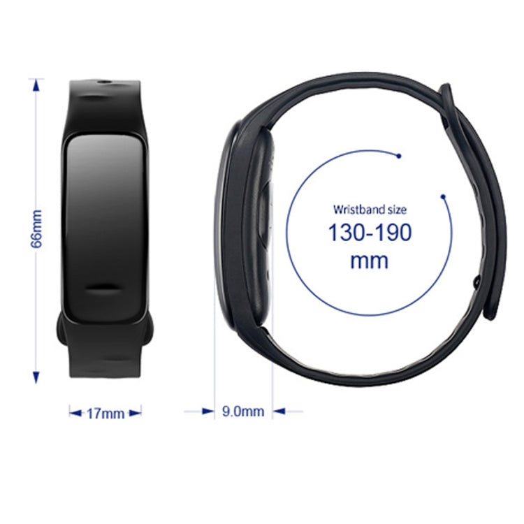 CHIGU C1Plus Fitness Tracker 0.96 inch IPS Screen Smartband Bracelet, IP67 Waterproof, Support Sports Mode / Blood Pressure / Sleep Monitor / Heart Rate Monitor / Fatigue Monitor / Sedentary Reminder (Purple) by buy2fix