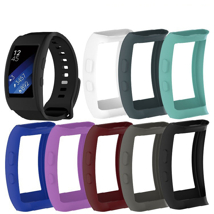 For Galaxy Gear Fit2 / Fit2 Pro R360 Watch Protective Case(Cyan) by buy2fix