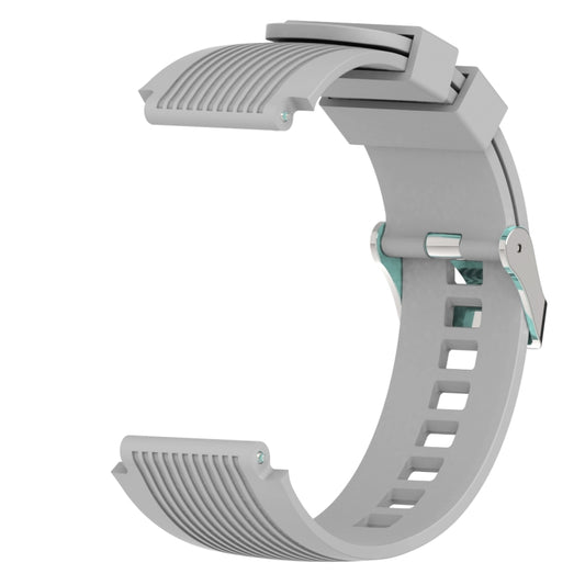 Vertical Grain Watch Band for Galaxy Watch 46mm(Grey) by buy2fix